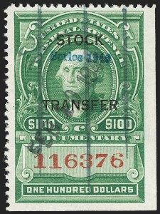 Sale 1179, Lot 2713, Revenues: Documentary, Proprietary, Stock Transfer
