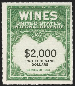 Sale 1179, Lot 2723, Revenues: Wine Stamps, Distilled Spirits
