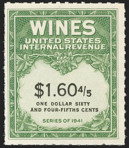 Sale 1179, Lot 2730, Revenues: Wine Stamps, Distilled Spirits