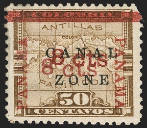 Sale 1179, Lot 2761, U.S. Possessions: Canal Zone