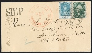 Sale 1179, Lot 2789, U.S. Possessions: Hawaii, Missionaries thru Kamehameha III Issues