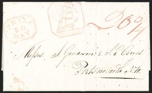 Sale 1185, Lot 2, Colonial, Stampless, Clipperton Island, Free Frank