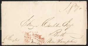 Sale 1185, Lot 3, Colonial, Stampless, Clipperton Island, Free Frank