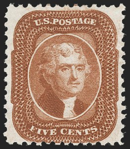 Sale 1187, Lot 104, 1875 Reprint of 1857-60 Issue (Scott 40-47)