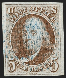 Sale 1187, Lot 11, 1847 Issue (Scott 1-2)