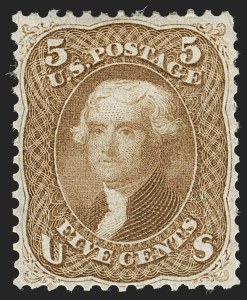 Sale 1187, Lot 125, 1861-66 Issue (Scott 56-78)