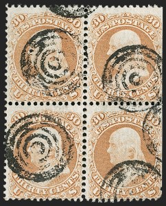 Sale 1187, Lot 139, 1861-66 Issue (Scott 56-78)