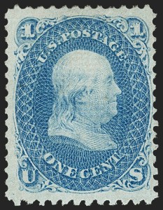 Sale 1187, Lot 153, 1867-68 Grilled Issue (Scott 79-101)