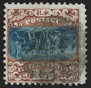 Sale 1187, Lot 211, 1869 Pictorial Issue Inverts (Scott 119b-120b)
