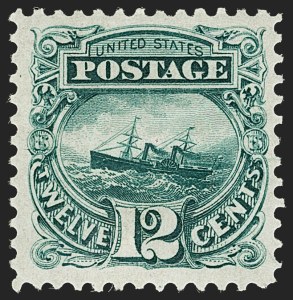 Sale 1187, Lot 217, 1875 Re-Issue of 1869 Pictorial Issue (Scott 123-133a)