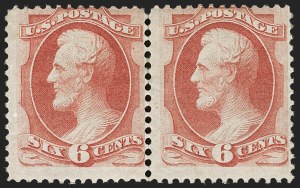 Sale 1187, Lot 228, 1870-71 National Bank Note Co. Grilled Issue (Scott 134-144)