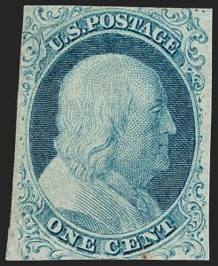 Sale 1187, Lot 23, 1851-56 Issue (Scott 5-17)