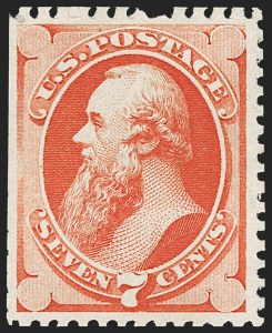 Sale 1187, Lot 269, 1875 Continental Bank Note Co. Hard Paper Special Printing (Scott 167-177)