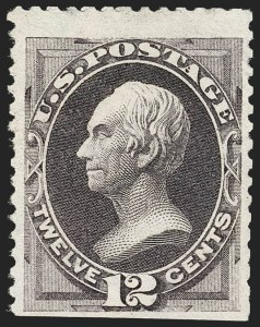 Sale 1187, Lot 272, 1875 Continental Bank Note Co. Hard Paper Special Printing (Scott 167-177)