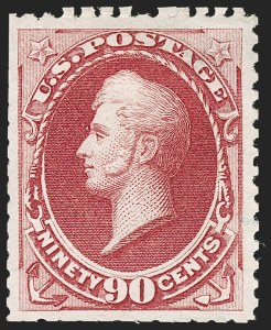 Sale 1187, Lot 282, 1875 Continental Bank Note Co. Hard Paper Special Printing (Scott 167-177)