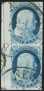Sale 1187, Lot 33, 1851-56 Issue (Scott 5-17)