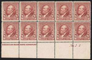 Sale 1187, Lot 347, 1890-93 Issue (Scott 219-229)
