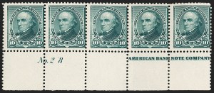 Sale 1187, Lot 349, 1890-93 Issue (Scott 219-229)