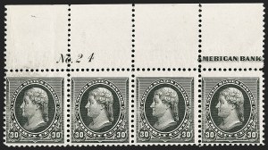 Sale 1187, Lot 353, 1890-93 Issue (Scott 219-229)