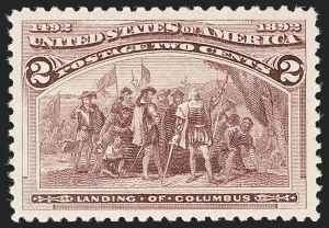 Sale 1187, Lot 355, 1893 Columbian Issue (Scott 230-245)