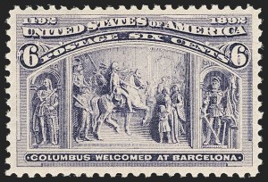 Sale 1187, Lot 366, 1893 Columbian Issue (Scott 230-245)