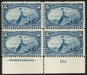 Sale 1187, Lot 423, 1898 Trans-Mississippi Issue (Scott 285-293)