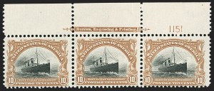 Sale 1187, Lot 445, 1901 Pan-American Issue (Scott 294-299)