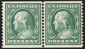 Sale 1187, Lot 549, 1910-13 Washington-Franklin Issue (Scott 374-396)