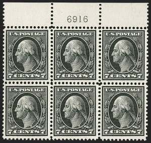 Sale 1187, Lot 571, 1912-14 Washington-Franklin Issue (Scott 405-423)