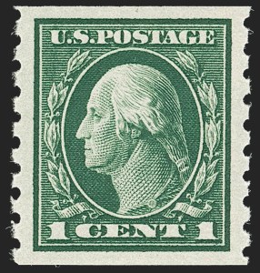 Sale 1187, Lot 572, 1912-14 Washington-Franklin Issue (Scott 405-423)