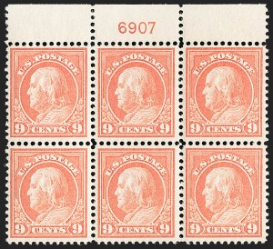 Sale 1187, Lot 573, 1912-14 Washington-Franklin Issue (Scott 405-423)