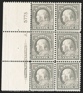Sale 1187, Lot 575, 1912-14 Washington-Franklin Issue (Scott 405-423)