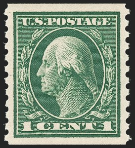 Sale 1187, Lot 589, 1913-15 Washington-Franklin Issues (Scott 424-461)