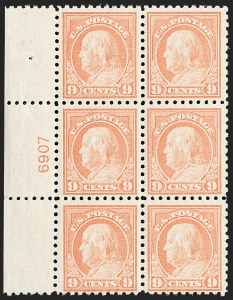 Sale 1187, Lot 605, 1916-17 Issues (Scott 462-480)