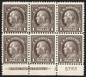 Sale 1187, Lot 637, 1917-19 Issues (Scott 481-524)
