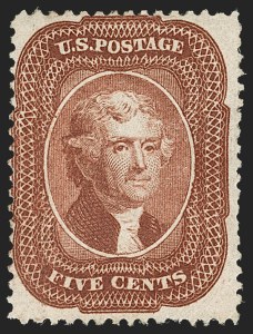 Sale 1187, Lot 80, 1857-60 Issue (Scott 18-39)