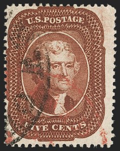 Sale 1187, Lot 83, 1857-60 Issue (Scott 18-39)