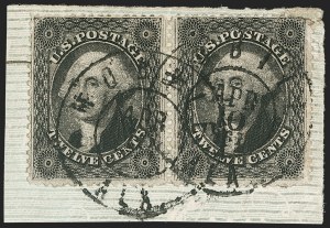 Sale 1187, Lot 95, 1857-60 Issue (Scott 18-39)
