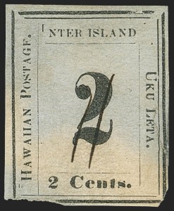 Sale 1192, Lot 1015, Hawaii: Kamehameha III Issues thru Numerals