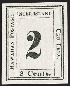 Sale 1192, Lot 1018, Hawaii: Kamehameha III Issues thru Numerals