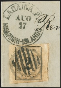 Sale 1192, Lot 1019, Hawaii: Kamehameha III Issues thru Numerals