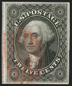 Sale 1192, Lot 102, 1851-56 Issue (Scott 5-17)