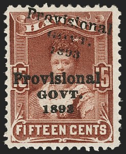 Sale 1192, Lot 1038, Hawaii: 1869 thru Later Issues