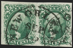 Sale 1192, Lot 105, 1851-56 Issue (Scott 5-17)