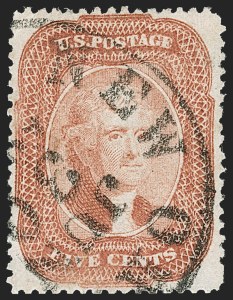 Sale 1192, Lot 121, 1857-60 Issue (Scott 18-39)