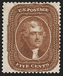 Sale 1192, Lot 125, 1857-60 Issue (Scott 18-39)
