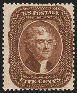 Sale 1192, Lot 126, 1857-60 Issue (Scott 18-39)