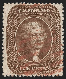 Sale 1192, Lot 129, 1857-60 Issue (Scott 18-39)