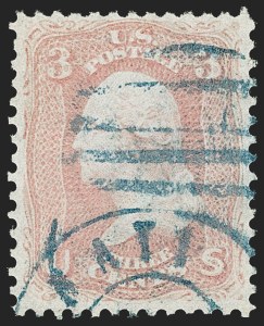 Sale 1192, Lot 158, 1861-66 Issue (Scott 56-78)