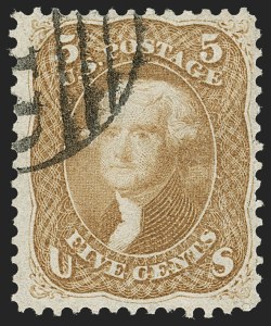 Sale 1192, Lot 162, 1861-66 Issue (Scott 56-78)